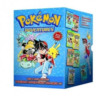 Pokemon Adventures Red & Blue Box Set фото книги