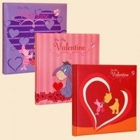 Фотоальбом "Disney valentine", 32x32 см, 20 цветных листов (красный) фото книги