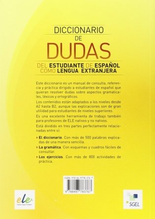 Diccionario de Dudas del Estudiante de Espanol Como Lengua Extranjera: Mas de 500 Dudas Resueltas фото книги 2