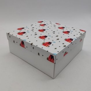 Коробка подарочная 19х19х8 см (дизайн 3) фото книги 2