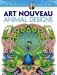 Creative Haven Art Nouveau Animal Designs Coloring Book фото книги маленькое 2