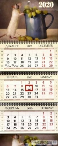 Календарь настенный "Символ года 2" на 2020 год фото книги 2