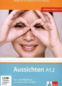 Aussichten A1.2. Teilband Kurs- und Arbeitsbuch (+ Audio CD) фото книги