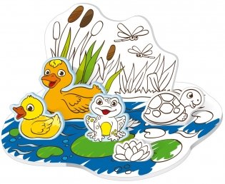 3D-раскраска. На пруду фото книги 2