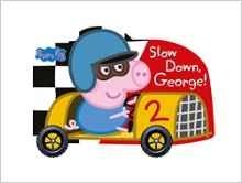 Peppa Pig: Slow Down, George! Board book фото книги