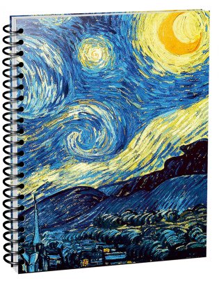 Скетчбук "Ван Гог. Звездная ночь" А6 (Арт. 06707) фото книги