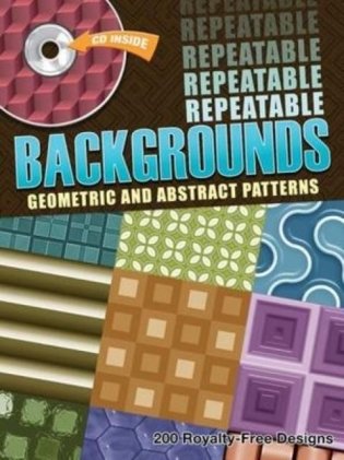 Repeatable Backgrounds: Geometric and Abstract Patterns CD-ROM and Book фото книги