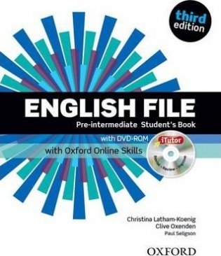 English File. Pre-Intermediate. Student's Book with iTutor and Online Skills (+ DVD) фото книги