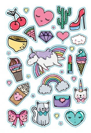 В точку! Bullet-journal. Наклейки для Bullet Journal. Более 300 наклеек (желтая) фото книги 4