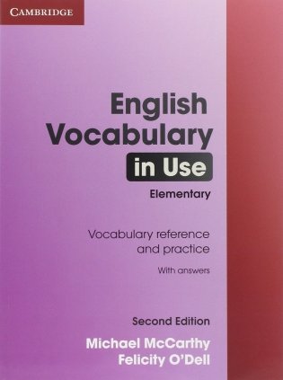 English Vocabulary in Use Elementary with Answers фото книги