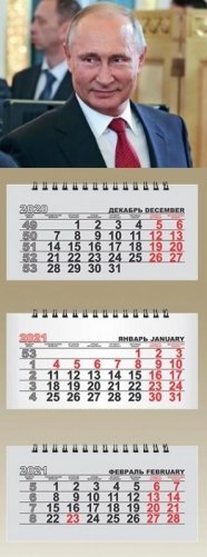 Календарь на 2021 год "Путин" (КР29-21015) фото книги