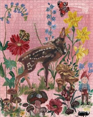 Nathalie lete: bambi 1,000-piece puzzle фото книги