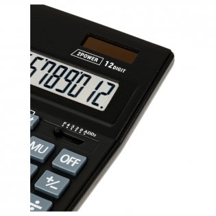 Калькулятор настольный Eleven Business Line CDB1201-BK, 12 разрядов, двойное питание, 15520535мм, черный. Арт. CDB1201-BK фото книги 3