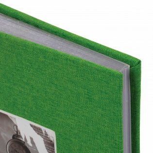 Фотоальбом "Brauberg", на 200 фото 10х15 см, ткань, цвет зеленый фото книги 6