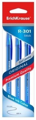 Ручки гелевый "R-301 ORIGINAL Gel", синие, 3 штуки (количество товаров в комплекте: 3) фото книги