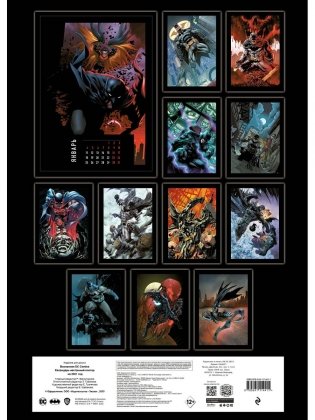 Вселенная DC Comics. Настенный календарь-постер на 2021 год фото книги 3