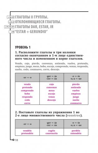 Испанская грамматика. Упражнения для тренинга и тесты с красной карточкой фото книги 10