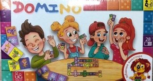 Настольная игра "Домино детское. Забавные животные" фото книги