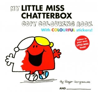 My Little Miss Chatterbox  (Colouring Book With Colourful Stickers) фото книги