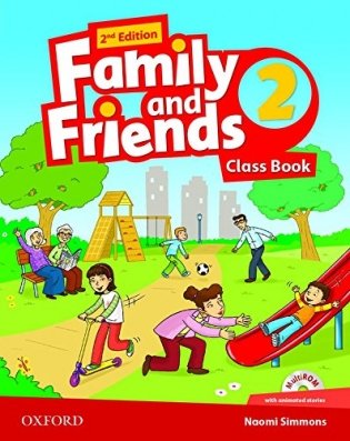 Family and Friends 2: Class Book and MultiROM Pack (+ CD-ROM) фото книги