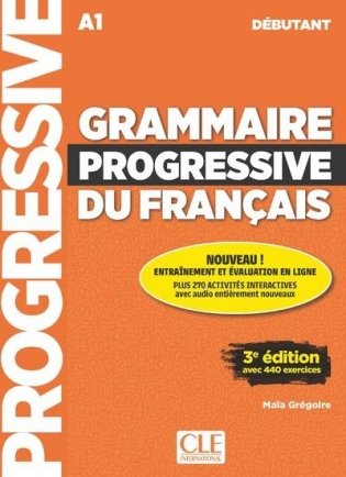Grammaire progressive du francais A1 debutant (+ Audio CD) фото книги