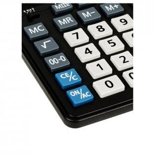 Калькулятор настольный Eleven Business Line CDB1201-BK, 12 разрядов, двойное питание, 15520535мм, черный. Арт. CDB1201-BK фото книги 4