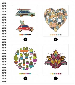 Brain Games - Color by Number: Stress-Free ColoringЦ фото книги 5