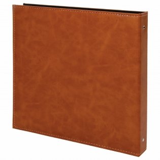 Фотоальбом "Premium Brown", 20 магнитных листов 30х32 см, под кожу, цвет обложки коричневый фото книги 4