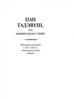Пан Тадэвуш, або Апошні наезд у Літве фото книги 3