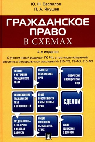 Гражданское право в схемах: учебное пособие. 4-е изд фото книги