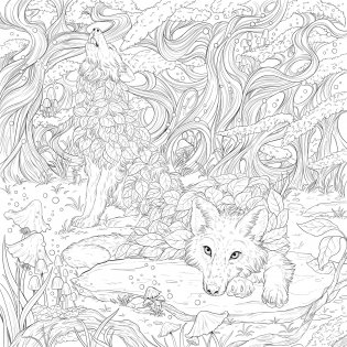 Mythographic Color and Discover: Fantasy Forest фото книги 2