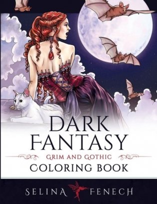 Dark fantasy coloring book фото книги