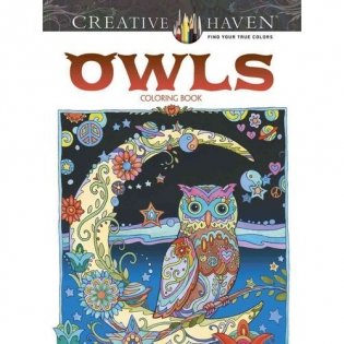 Creative Haven Owls Coloring Book фото книги