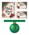 Набор для оформления новогоднего подарка (еловая композиция): подвесные арт-этикетки на шампанское, открытки, визитки на пакет (набор для вырезания) (260х210 мм) фото книги маленькое 3