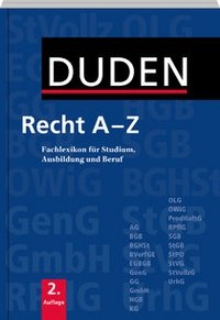 Duden Recht A - Z фото книги
