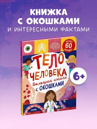 Большая книга с окошками. Тело человека фото книги 8