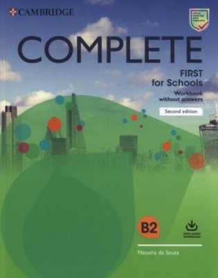 Complete First for Schools. Workbook without Answers with Audio Download фото книги