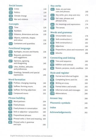 English Vocabulary in Use. Pre-intermediate and Intermediate. Book with Answers фото книги 3