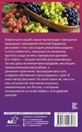 Виноград. Практические советы по выращиванию на юге и севере России фото книги 2