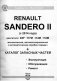Renault Sandero II c 2014 года. Руководство по ремонту и эксплуатации автомобиля. Каталог запчастей фото книги маленькое 3