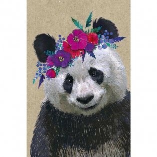 Открытка "Панда", 121х183 мм фото книги