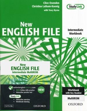 New English File. Intermediate. Workbook with Key Booklet (+ CD-ROM) фото книги