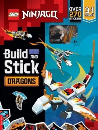 LEGO NINJAGO Build and Stick: Dragons фото книги