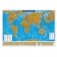 Скретч-карта мира "Карта твоих путешествий" в тубусе, 86 х 60 см фото книги маленькое 2