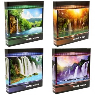 Фотоальбом "Waterfalls", 500 фото, 10x15 см, переплет на кольцах фото книги