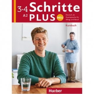 Schritte plus Neu 3+4. Arbeitsbuch A2 + 2 Audio-CDs zum Arbeitsbuch фото книги