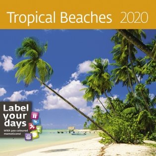 Tropical Beaches (Дикие пляжи). Календарь-органайзер на 2020 год фото книги