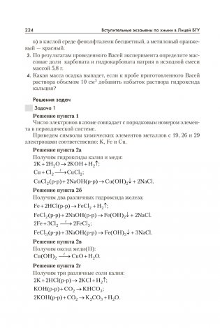 Химия. Пособие для поступающих в Лицей им. Ф. Э. Дзержинского БГУ фото книги 13