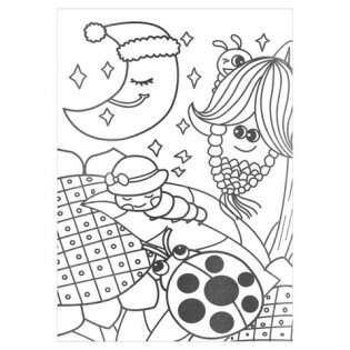 Раскраска по номерам "Улитки", А4, с восковыми мелками, 4 рисунка фото книги 6