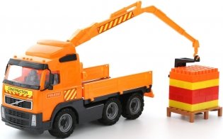 Автомобиль-кран с манипулятором "Gozan" + конструктор "Супер-Микс" (30 элементов, на поддоне) фото книги 4
